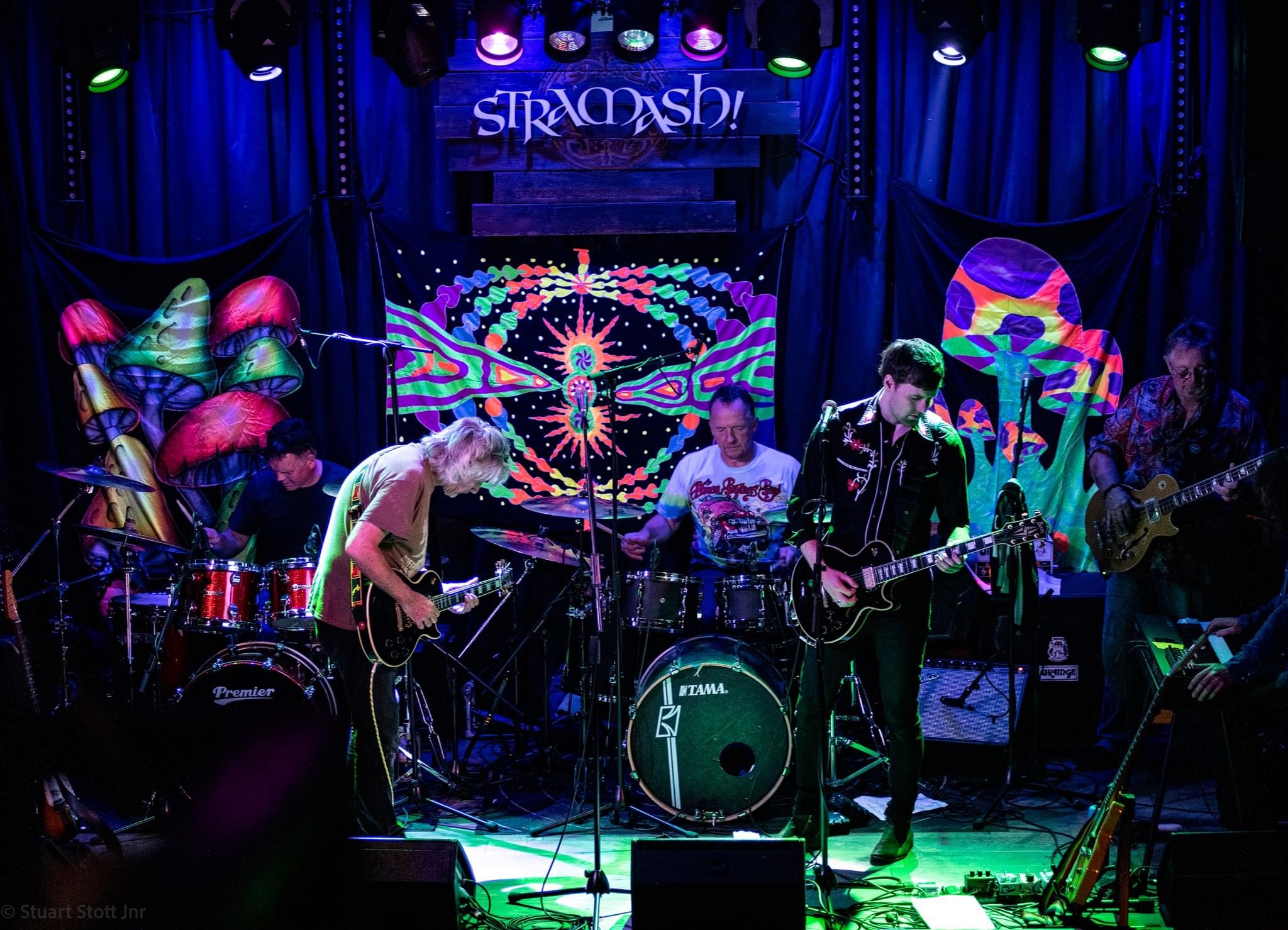 The Allmans Project live on stage.