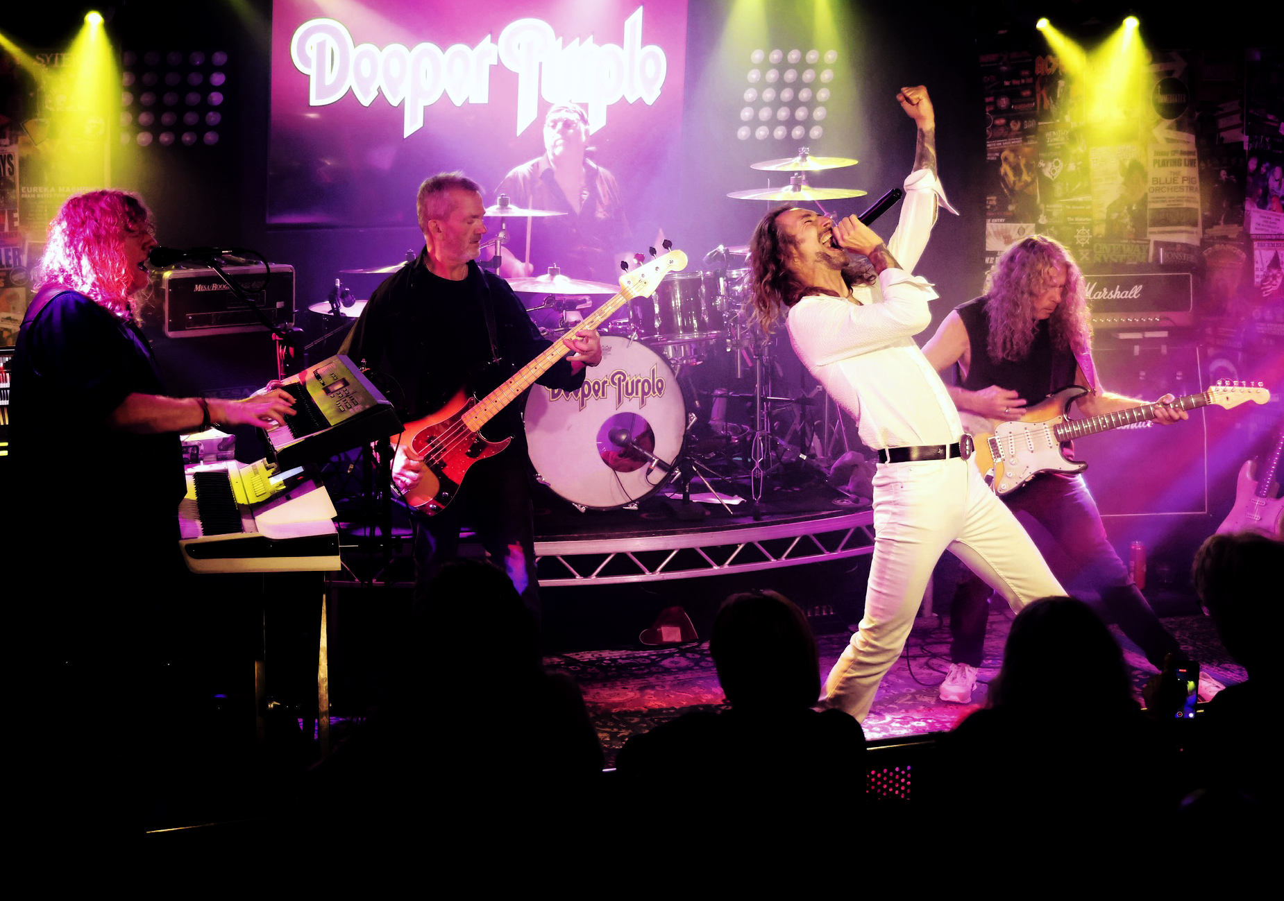 Deeper Purple live on stage.