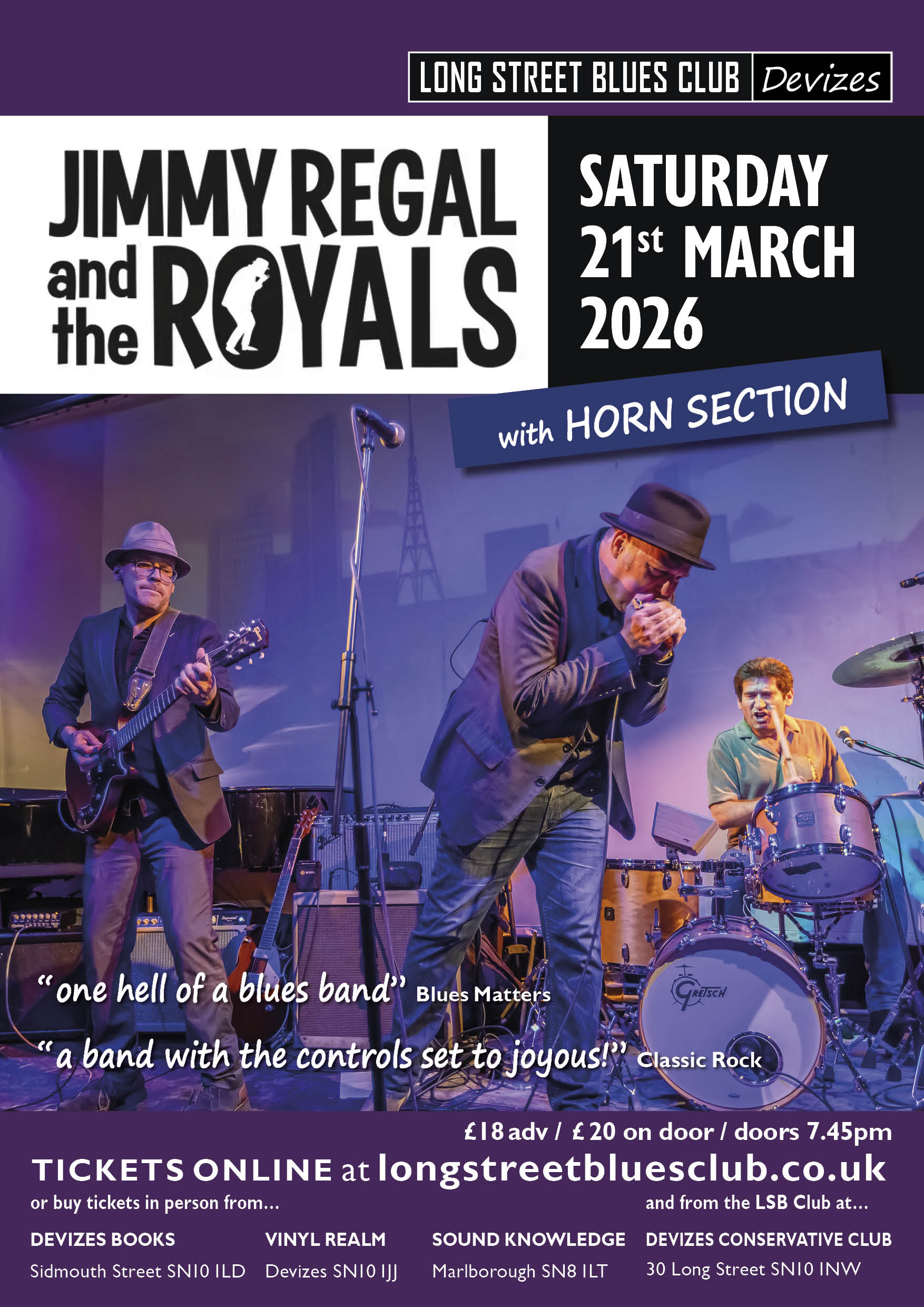 Jimmy Regal and the Royals live on stage